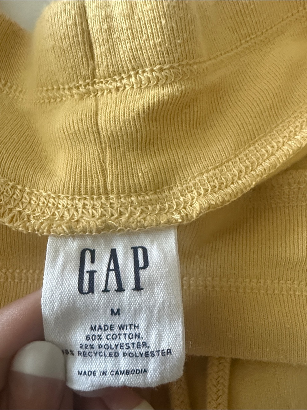GAP Yellow Drawstring Joggers - Picture 2 of 3